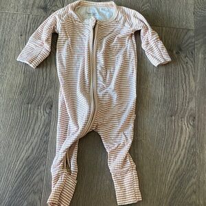 Striped Kids One Piece Footie